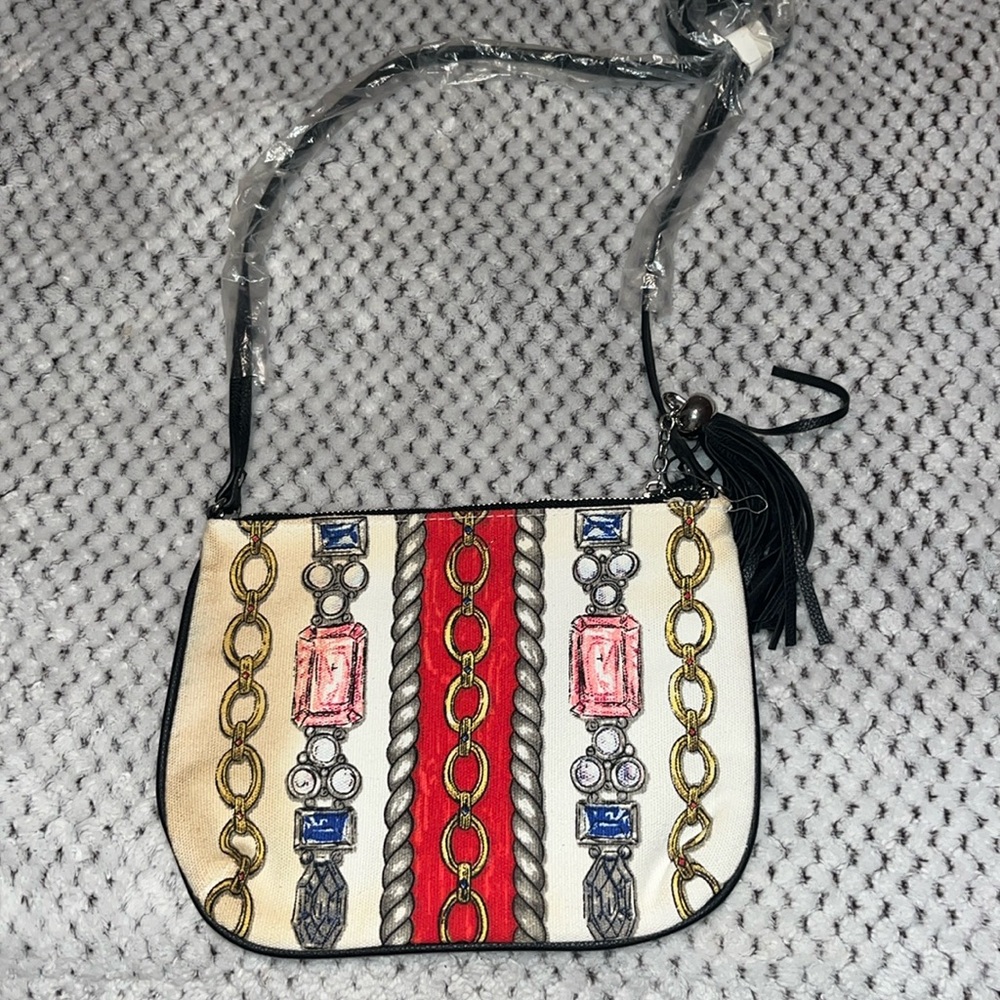 Brighton canvas crossbody bag NWOT